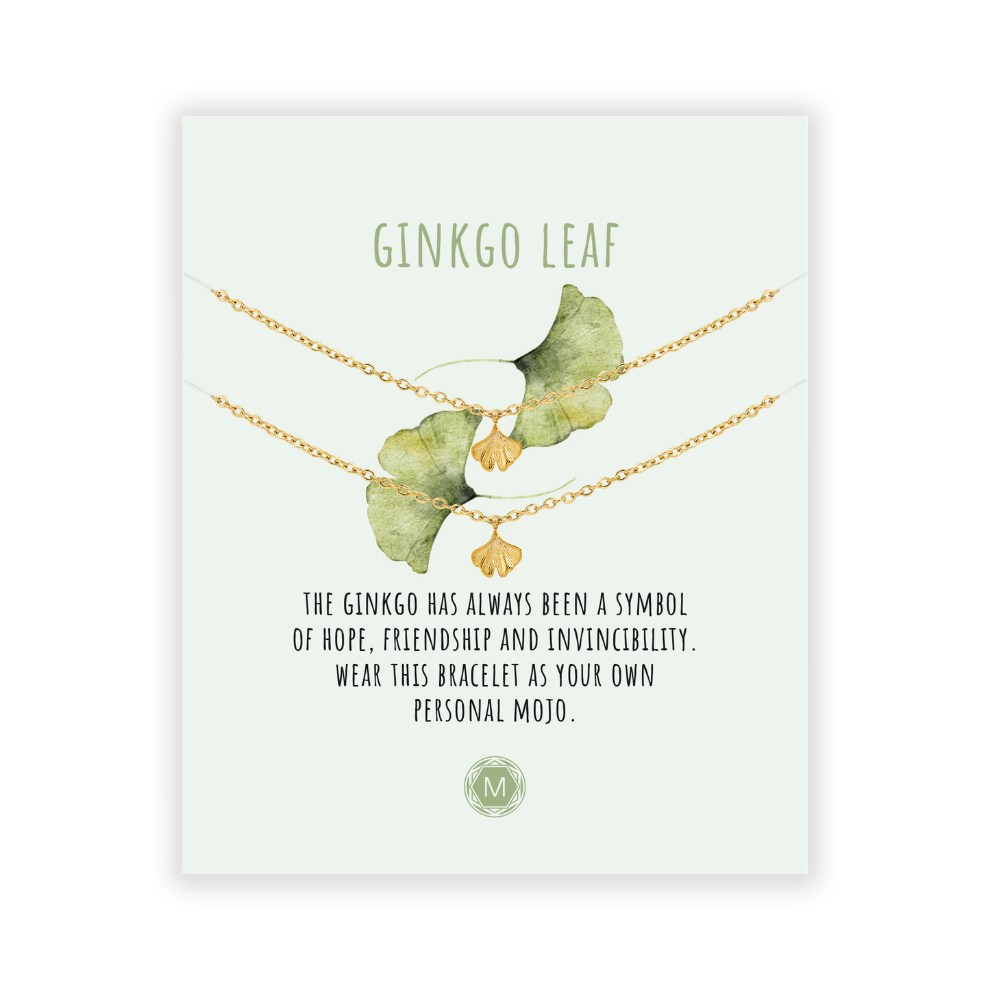 GINKGO LEAF 2x Bracelet