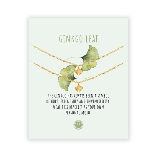 GINKGO LEAF 2x Armband