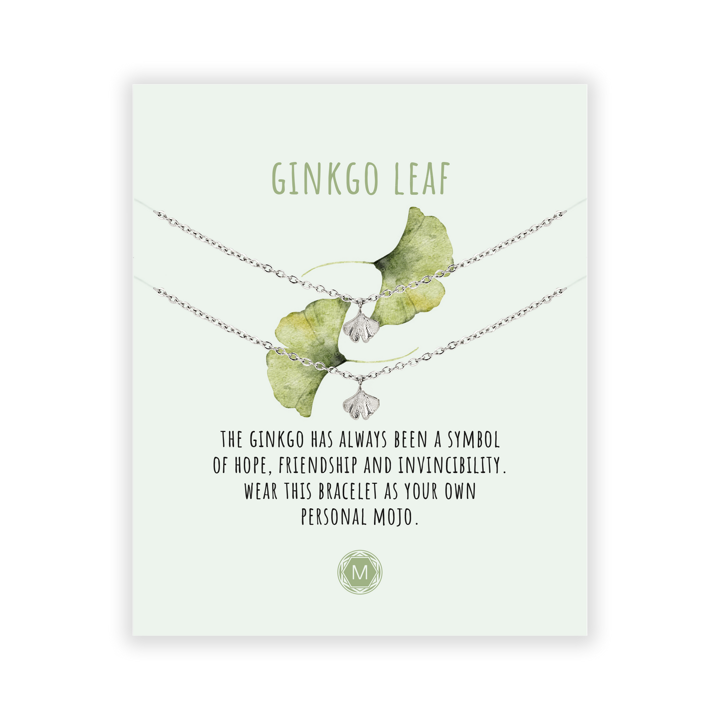 GINKGO LEAF 2x Armband